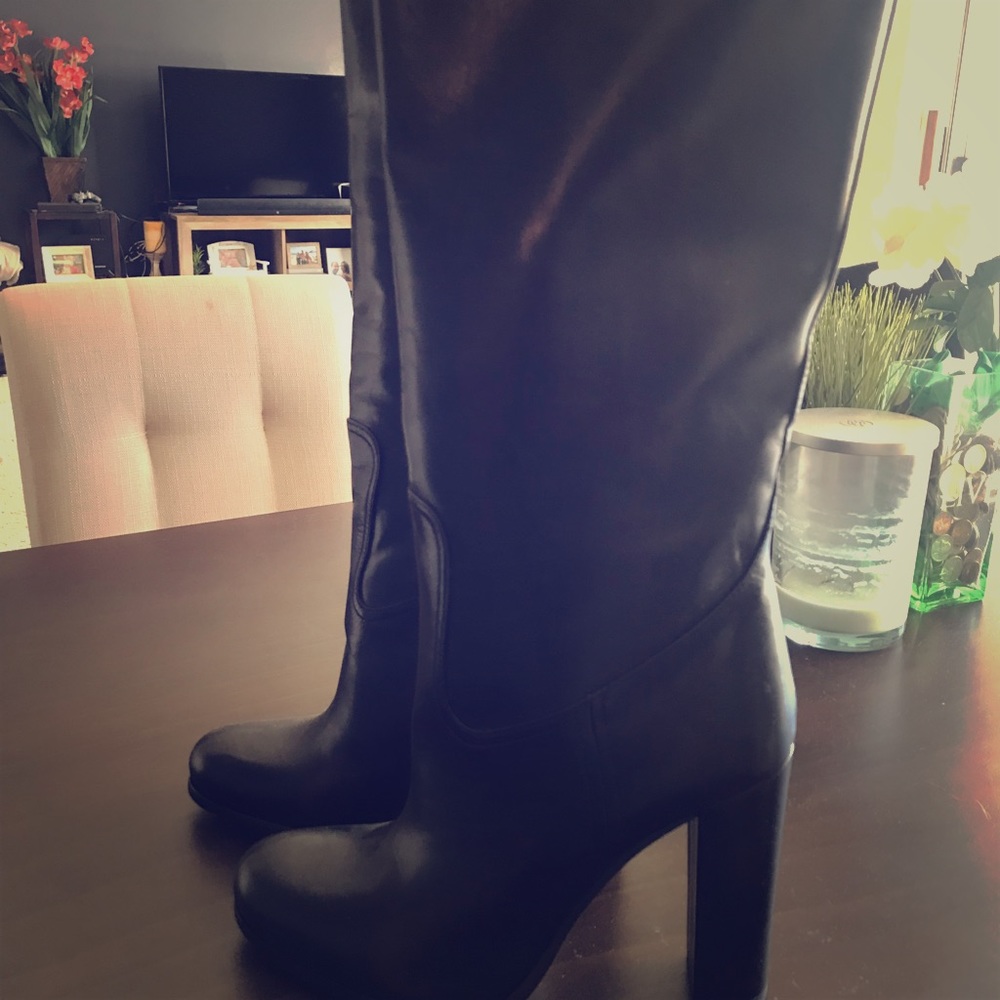 Prada knee high boots - size 38